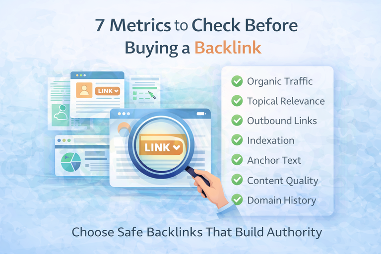 7 Metrics to Check Before Buying a Backlink